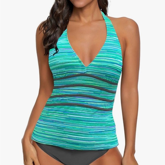 Teal Tankini - Picture 2 of 8